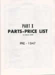 Parts Prices back then